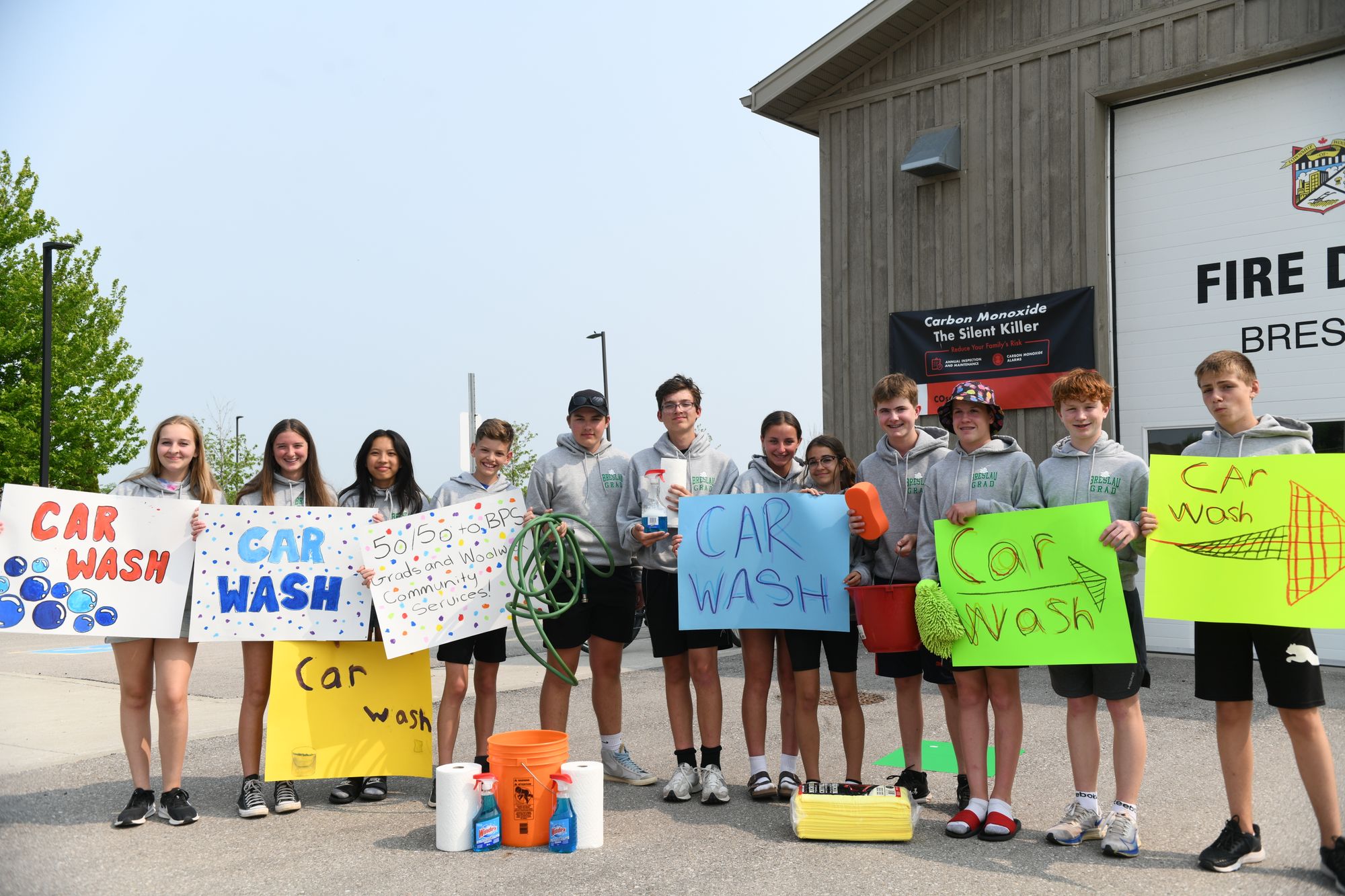 Breslau PS students holding car wash, bottle drive Saturday at fire hall