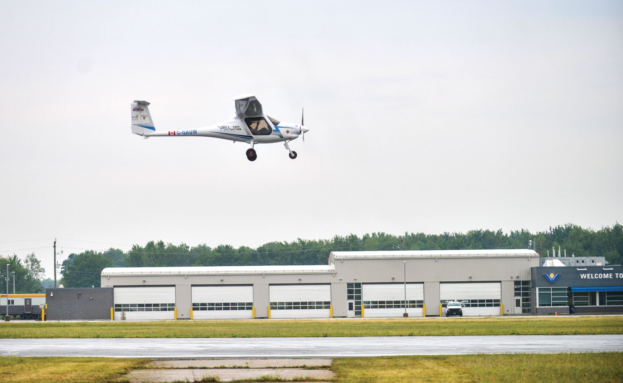                      Canada’s first electric training aircraft takes flight in Breslau                             
                     