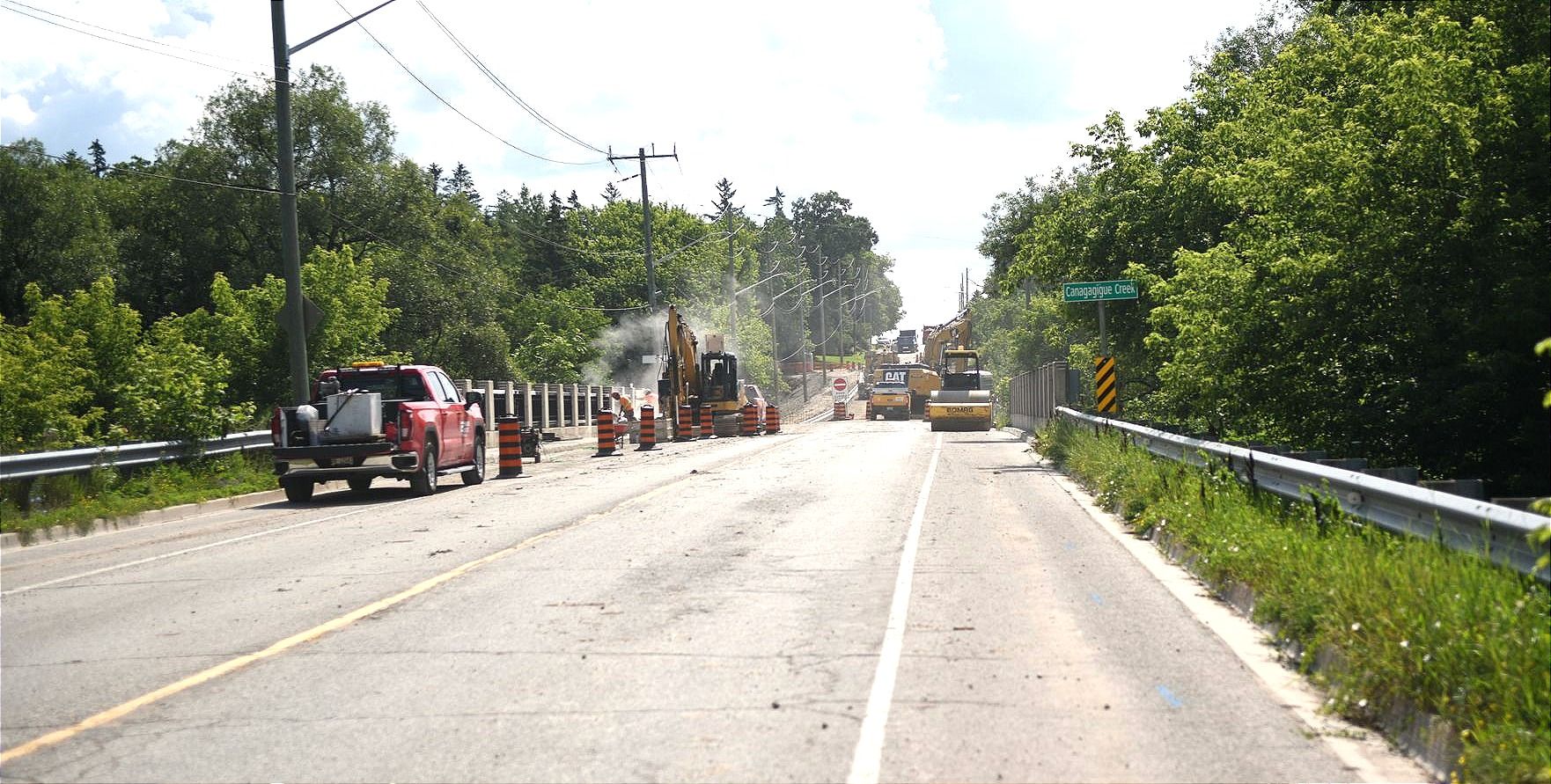 Province weighs in on contaminants found under Elmira road reconstruction