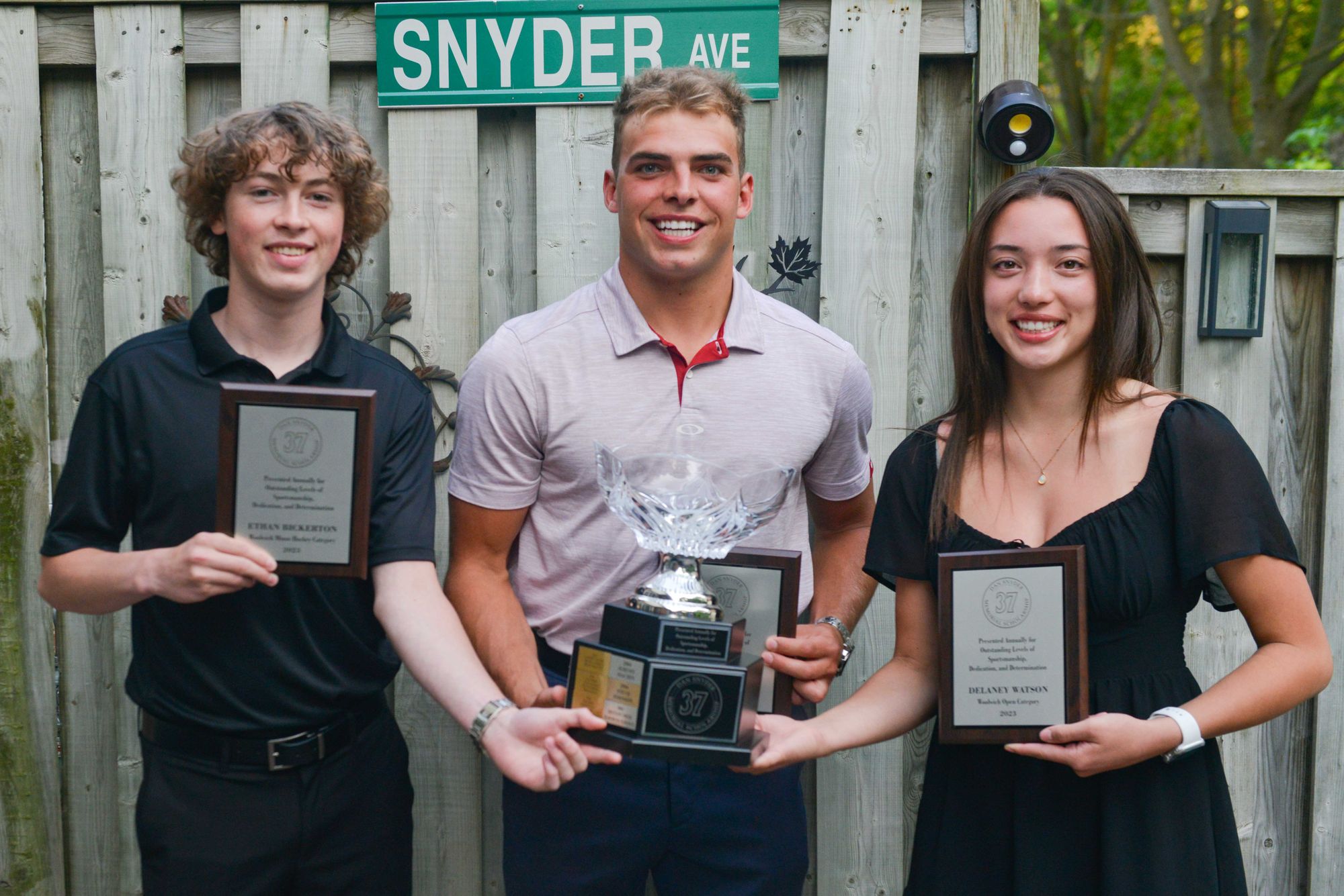 Three young athletes win scholarship awards