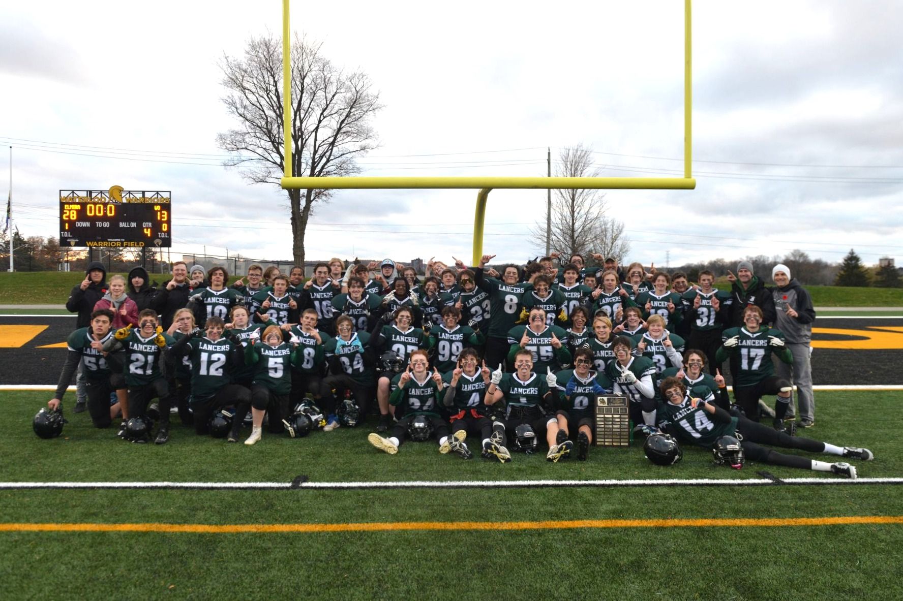 Lancers capture WCSSAA football title for second year