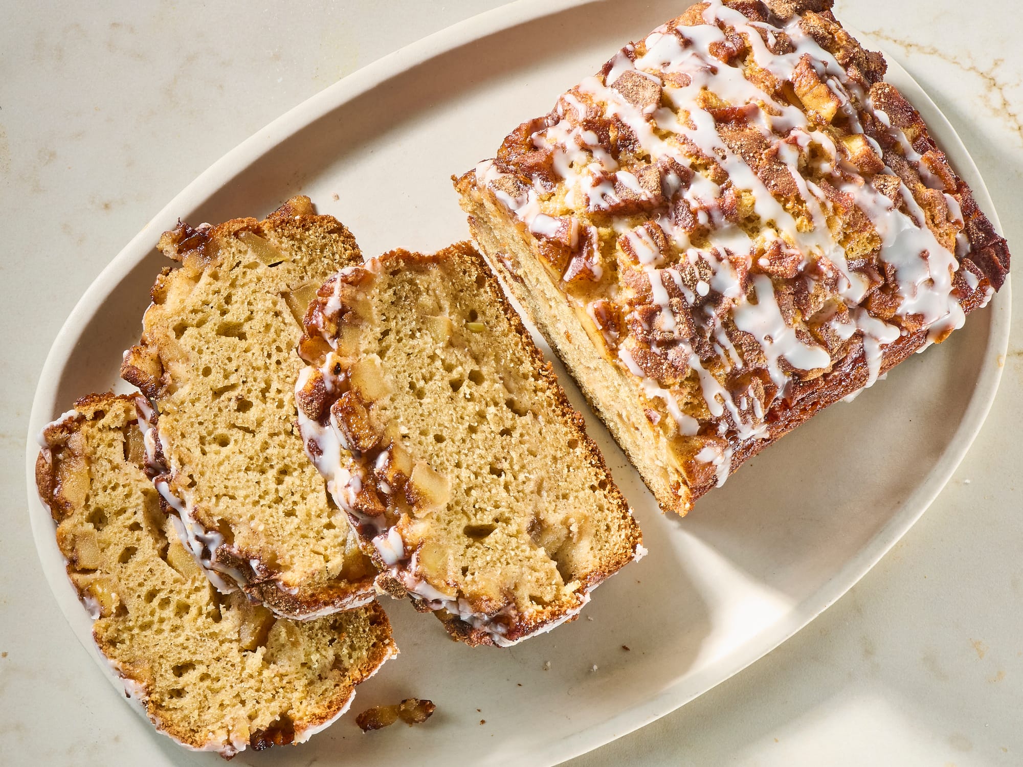 A perfect apple fritter bread my friends call ‘ridiculously delicious’