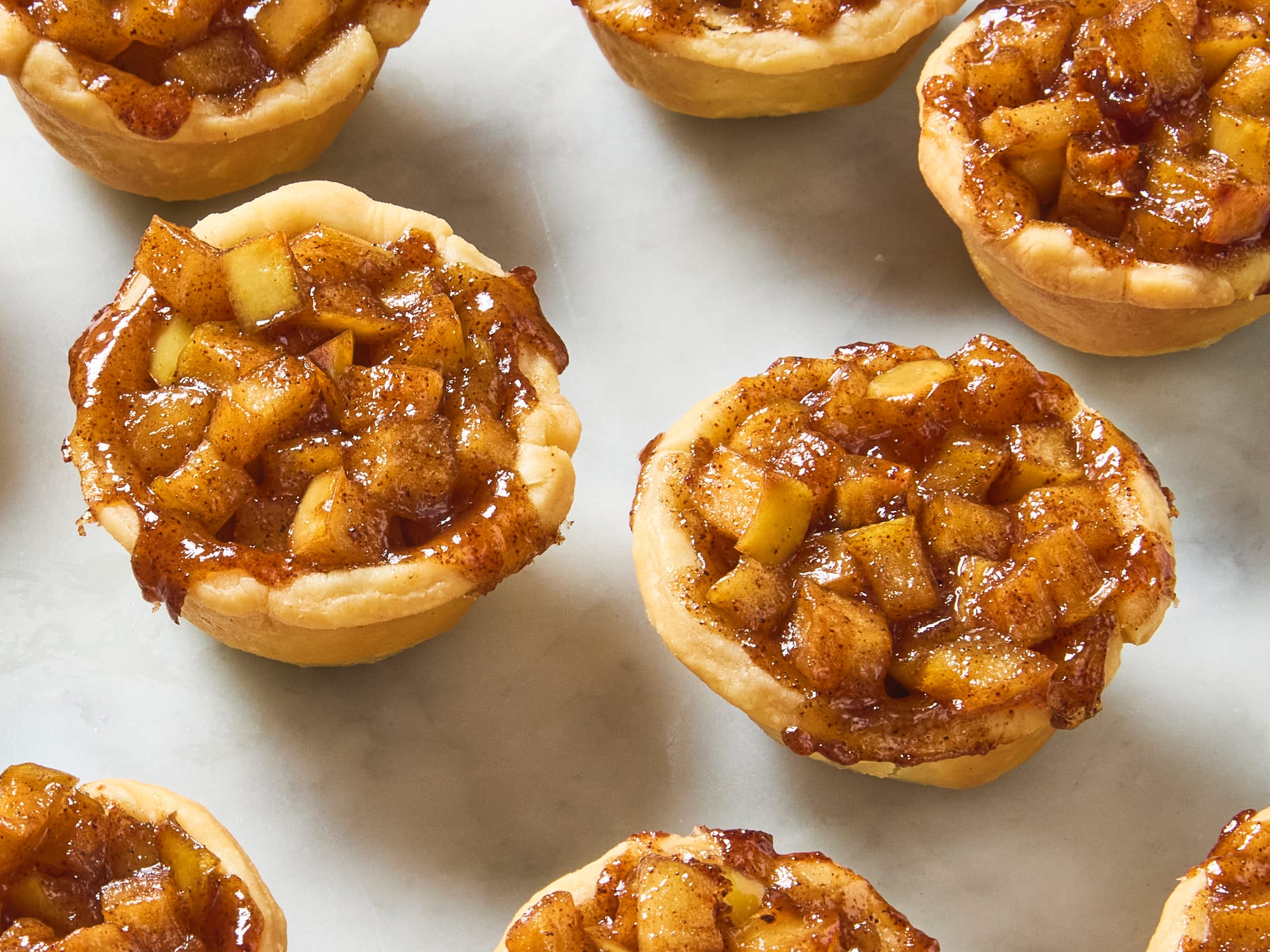 It’s impossible to eat just one of these apple pie bites