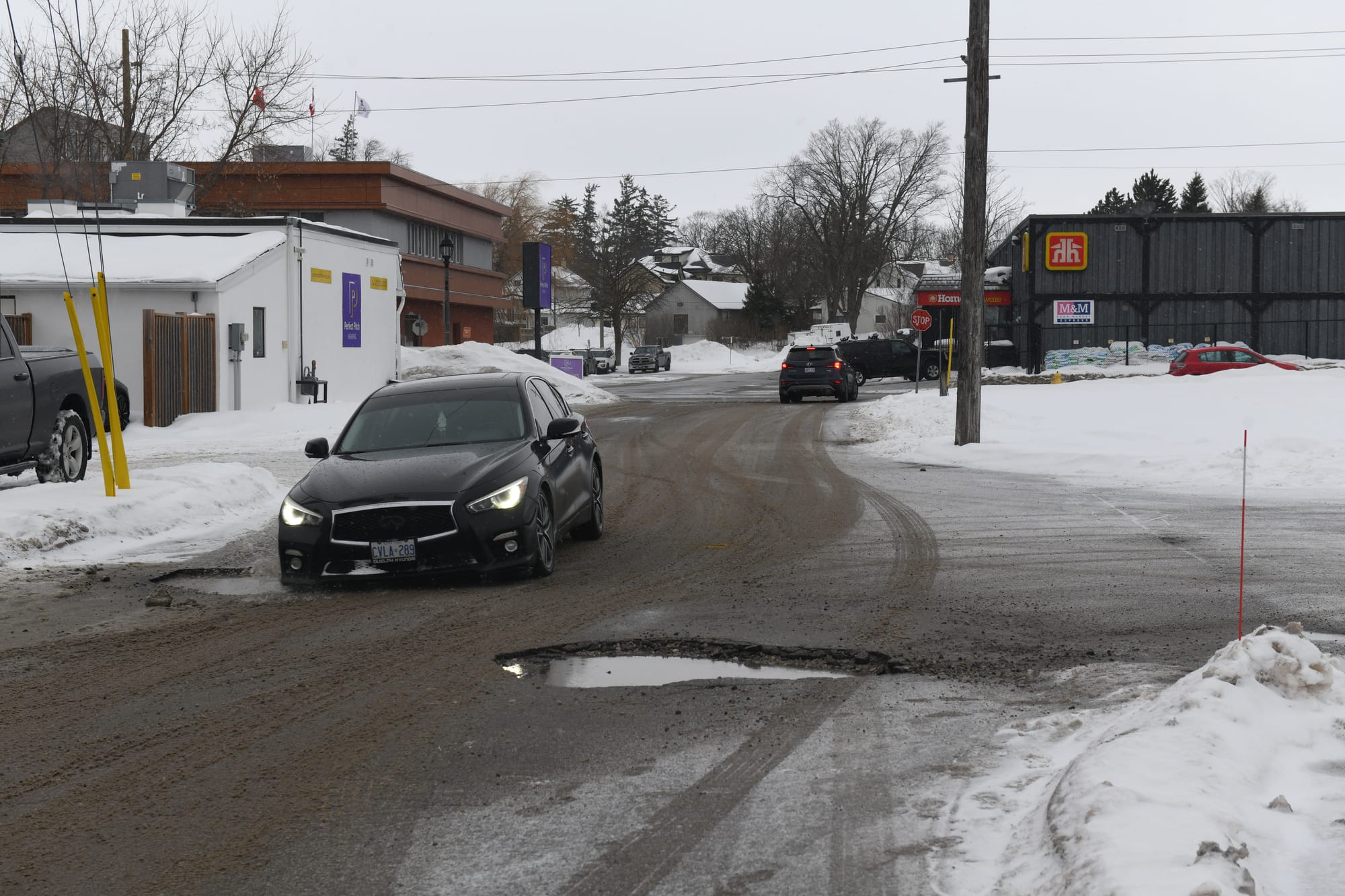 Potholes a danger  not only to cars