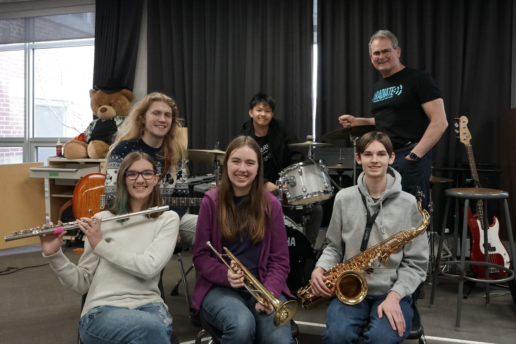 It’s not a school day, but they’ll be there