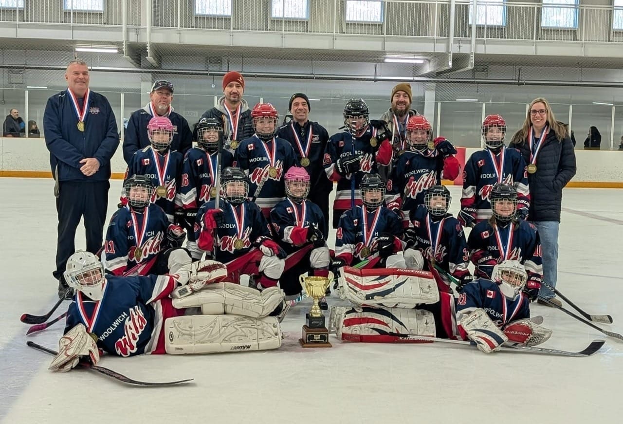 Woolwich U11 hockey squad finishes playoffs in second