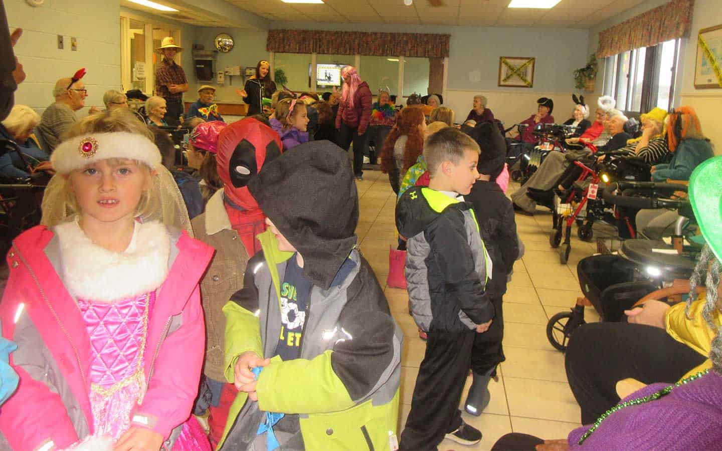 A Twin Oaks halloween fashion show