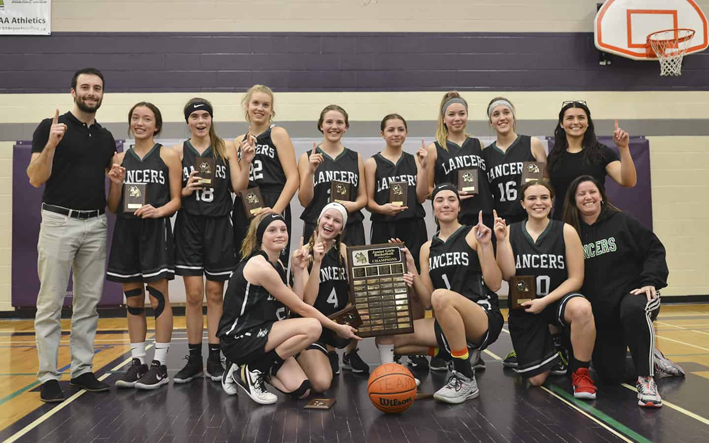 Junior girls’ capture EDSS’ first WCSSAA basketball title