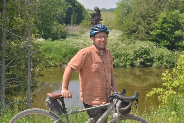 Get on your bike and head on down to the river