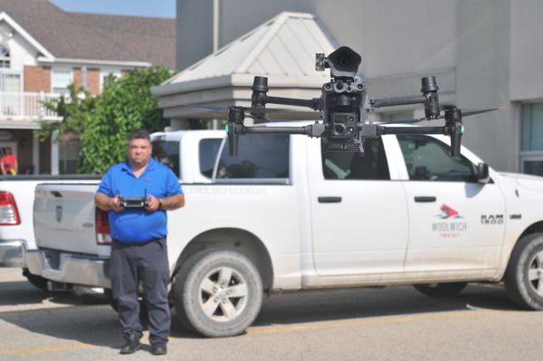 Grant provides Woolwich Fire Department with drone technology