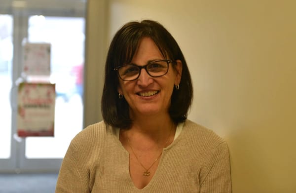 Sharing with others her long-time love of crafting