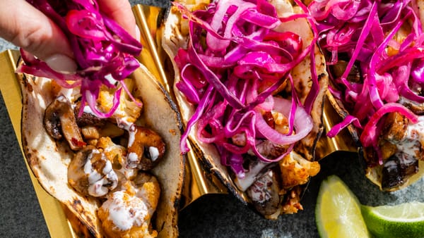 This is one irresistible vegetarian taco