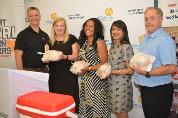 Chicken farmers provide food bank with fresh source of protein