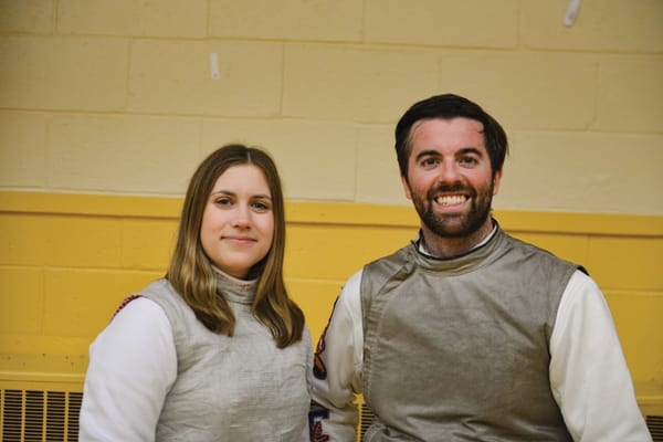 Having taken up fencing, she’s gone at it full tilt