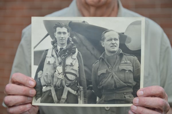 A WWII ceremony in France attended by Elmira man