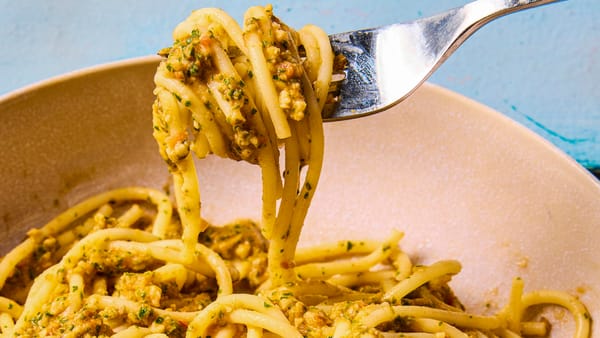 Salted capers are  the hallmark of pesto pantesco