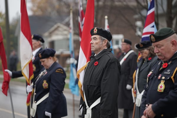 The Elmira Legion’s Remembrance Day ceremony