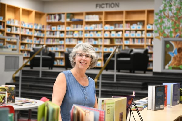 Love of reading makes being a school librarian a natural fit