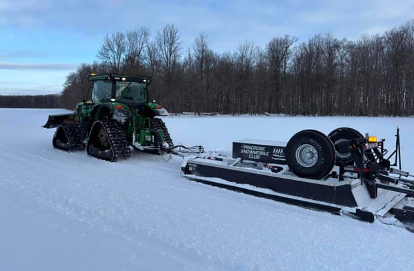 Many snowmobile trails rely on good relations with farmers
