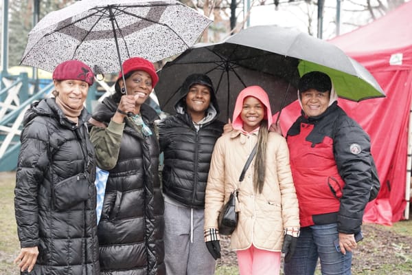 Rain couldn’t totally dampen  spirits of those at sap fest