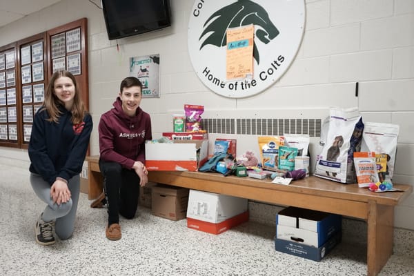 Conestogo PS students do their part for the Humane Society