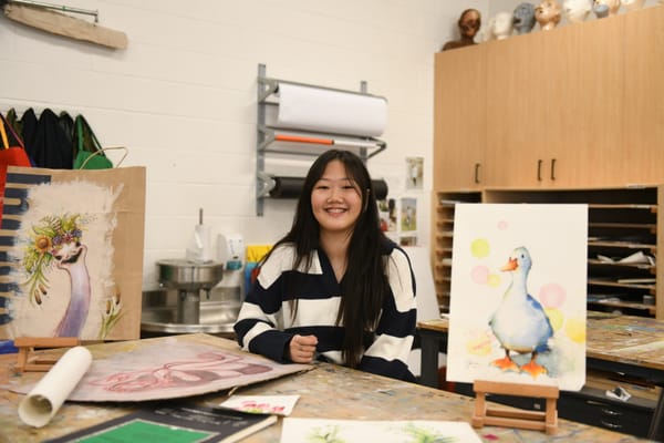 Giving rein to her instinctive creativity and ideas