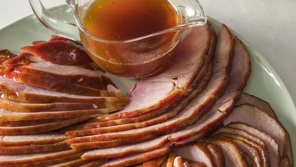 This Easter ham is moist and juicy