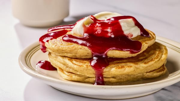 Creamy cheese, whole grains make flapjacks both ultrasatisfying and more complex