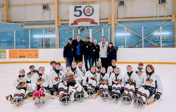 Woolwich junior sledge hockey team captures gold