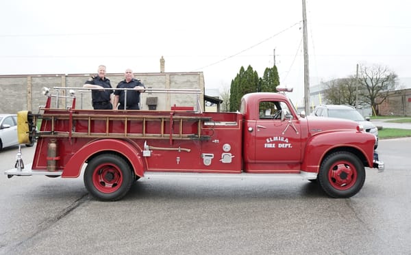 Elmira’s old fire truck continues to answer the call after 75 years
