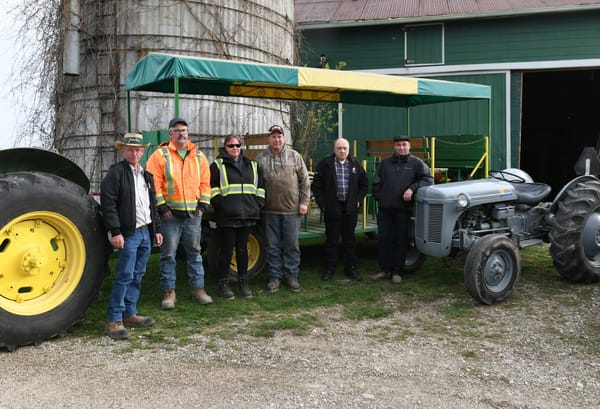 They’re all fired up over old tractors