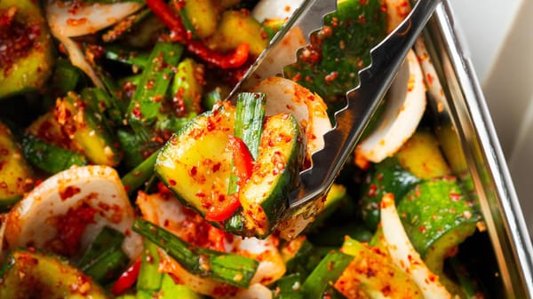 Kimchi comes together quickly and gets better as it sits