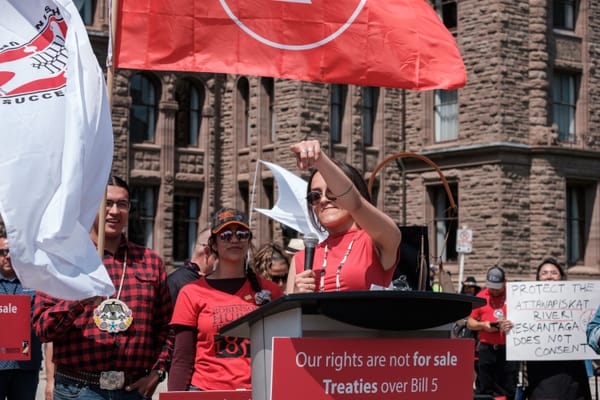 Opponents rally as Ford government barrels ahead with Bill 5