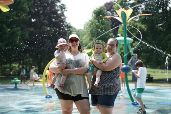 Splash pad at Bolender Park