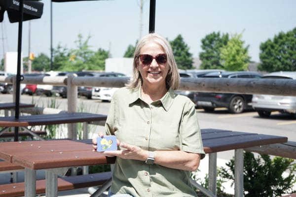 A sketch, a card game and beer to wash it down with