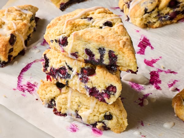 My blueberry scones are melt-in-your-mouth good