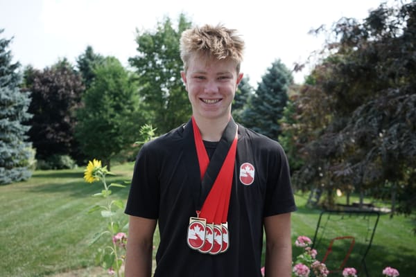 Conestogo water skier returns from Edmonton with gold, new record