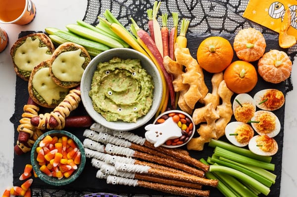 Here’s how to make a fun, festive Halloween snack board