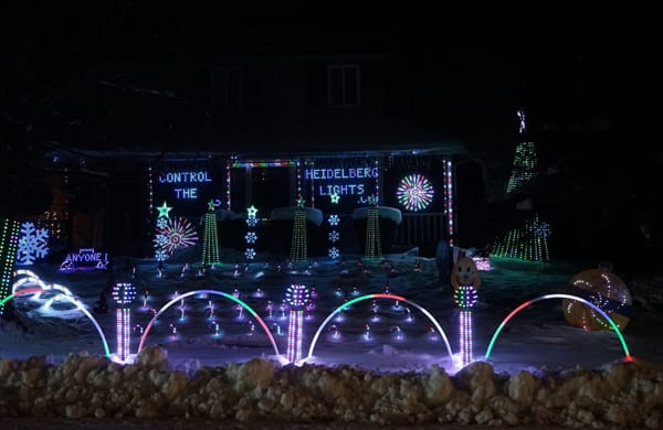 Heidelberg homeowner’s light display is ever changing