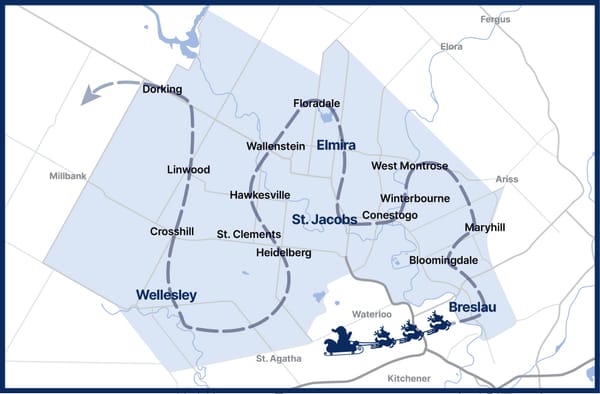 Wintry weather has Santa moving up his schedule this year