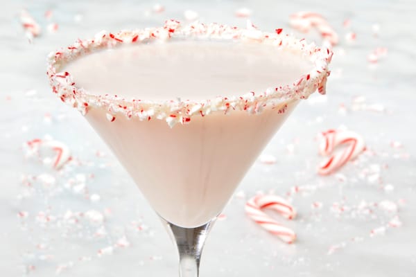 Peppermint martinis go down extra smooth during the holidays