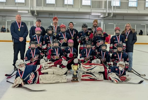 Woolwich U11 hockey squad finishes playoffs in second