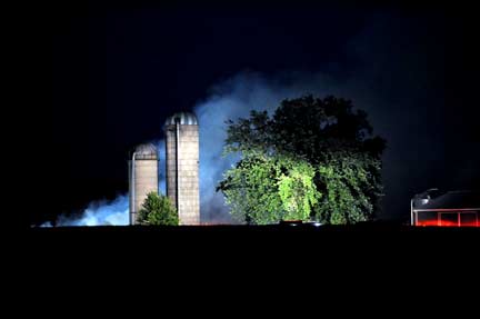 Heat of blaze precludes recovery of body