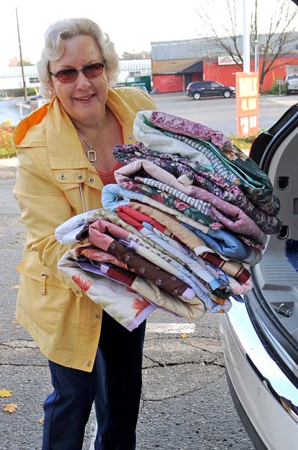 Telling stories through quilts
