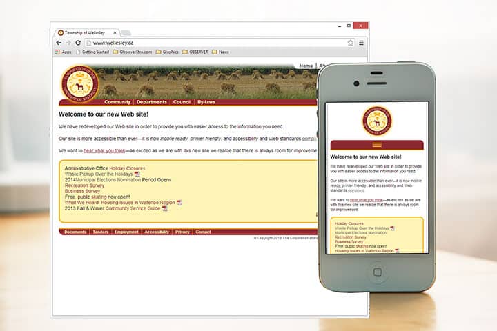 Wellesley gives itself an online update via website