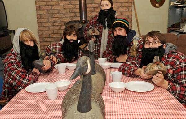 Here comes Santa Claus, right down Santa Claus lane