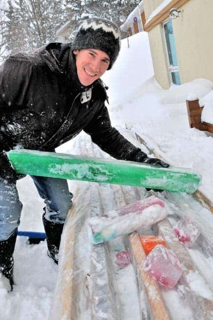 Adding some colour to winter’s white blanket