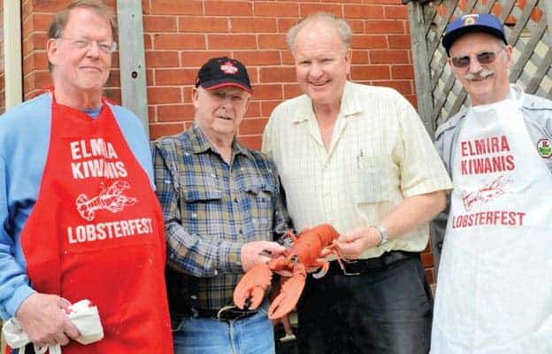 Cracking into another tasty Kiwanis fundraiser