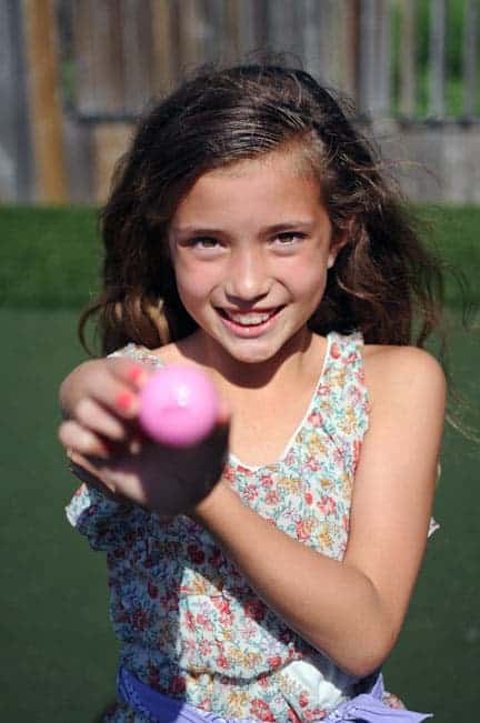 A young advocate for the game of golf
