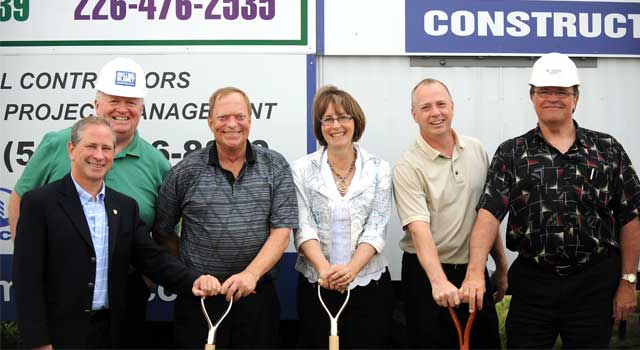 WCS makes it official at site of new home